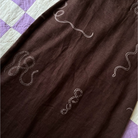 Paloma Wool mamba snake linen dress - Picture 2 of 6